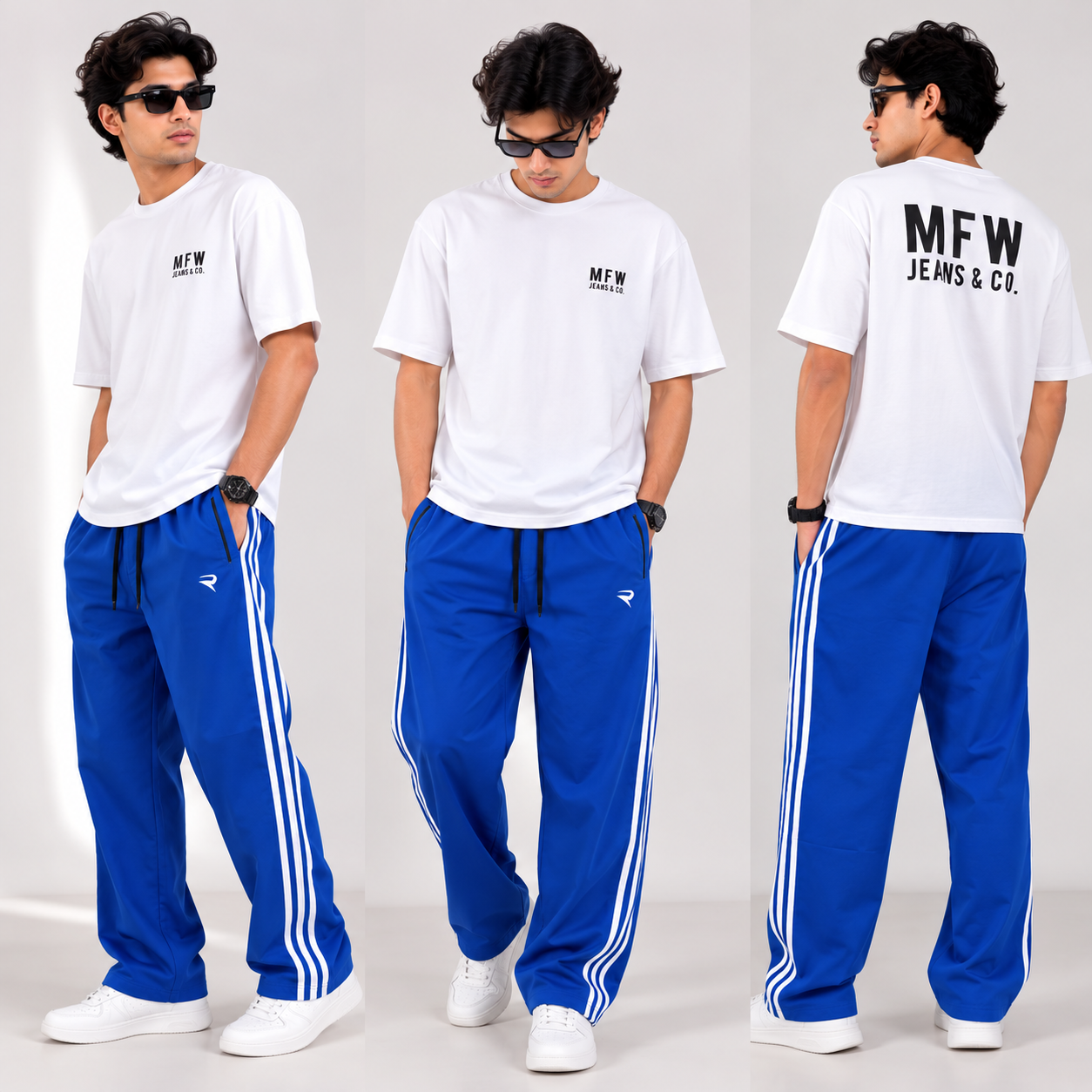 NS 3 Line baggy type track pants buy 3 pcs @499(Pls read description before ordering)