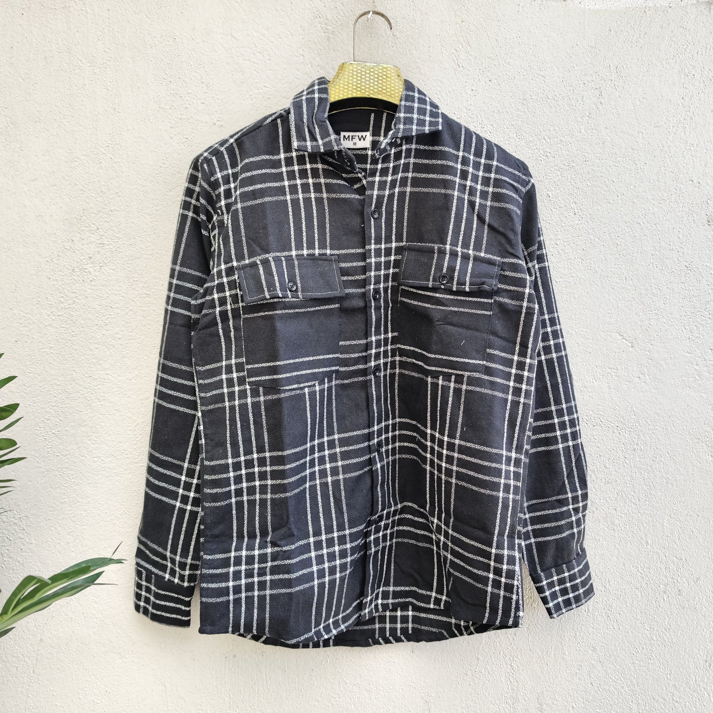 MFW double pocket Shirts single pcs @299 and Buy 4 pcs combo @999(Black)