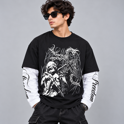 Round neck full sleeve Doctor sleeve tshirt buy @250 rs only
