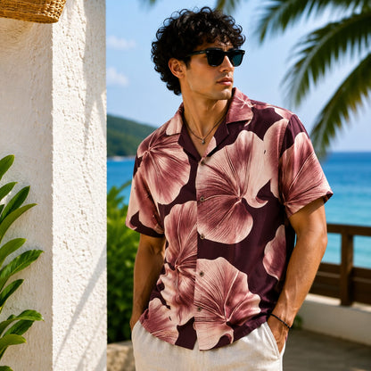 IMP viscose printed cuban collar shirts buy @250 rs only
