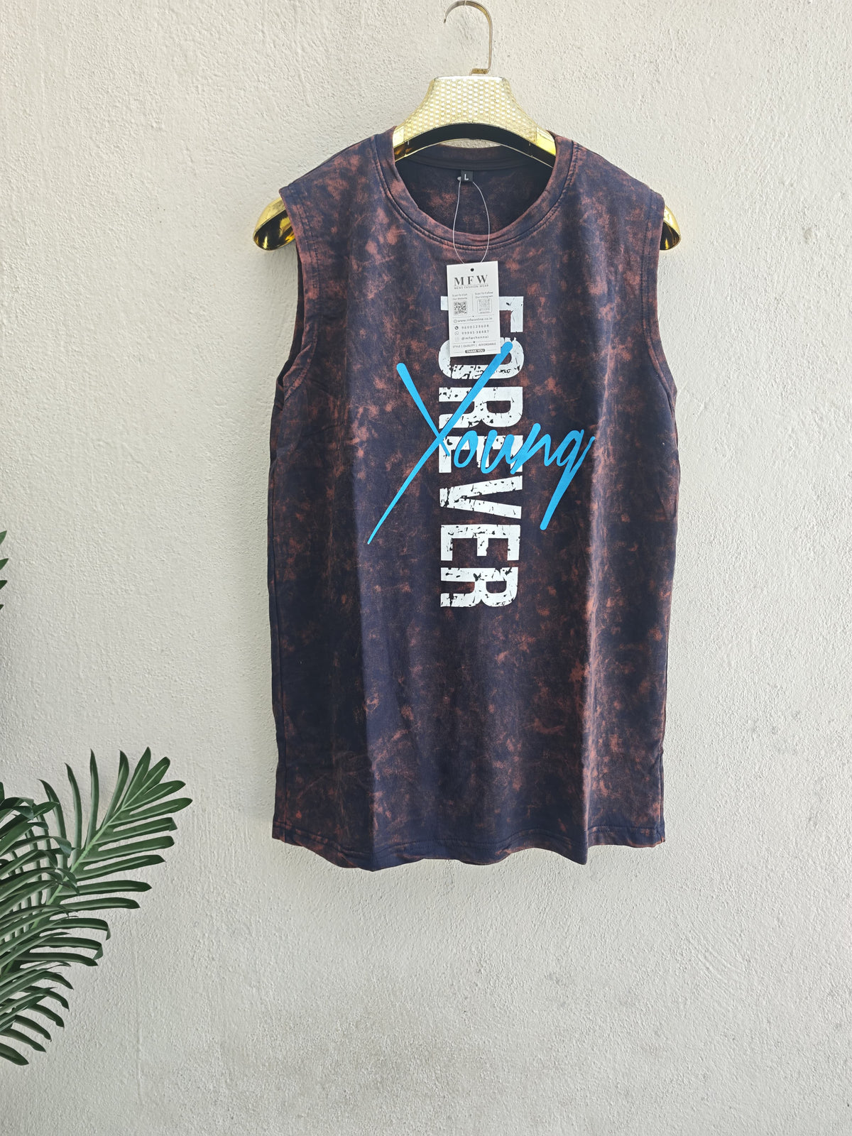 Random design Acid wash Tank top sleeveless tshirt buy @150 rs only