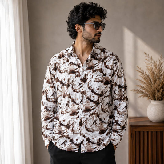 MFW Full sleeve viscose printed shirts Single pcs @299 and Buy 4 pcs combo @999