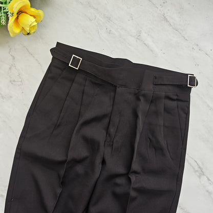 Premium quality Italian design gurkha polo fit pants buy @450 rs only(Black)