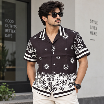 MFW Cuban collar printed shirts Buy @250 rs only