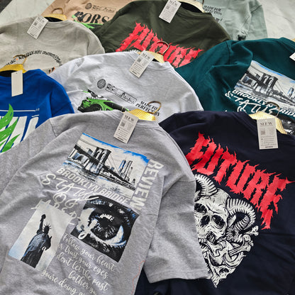 3 in 1 combo buy 3 pcs Random design Cotton Drop shoulder tshirts buy 500 only(Read description before ordering)