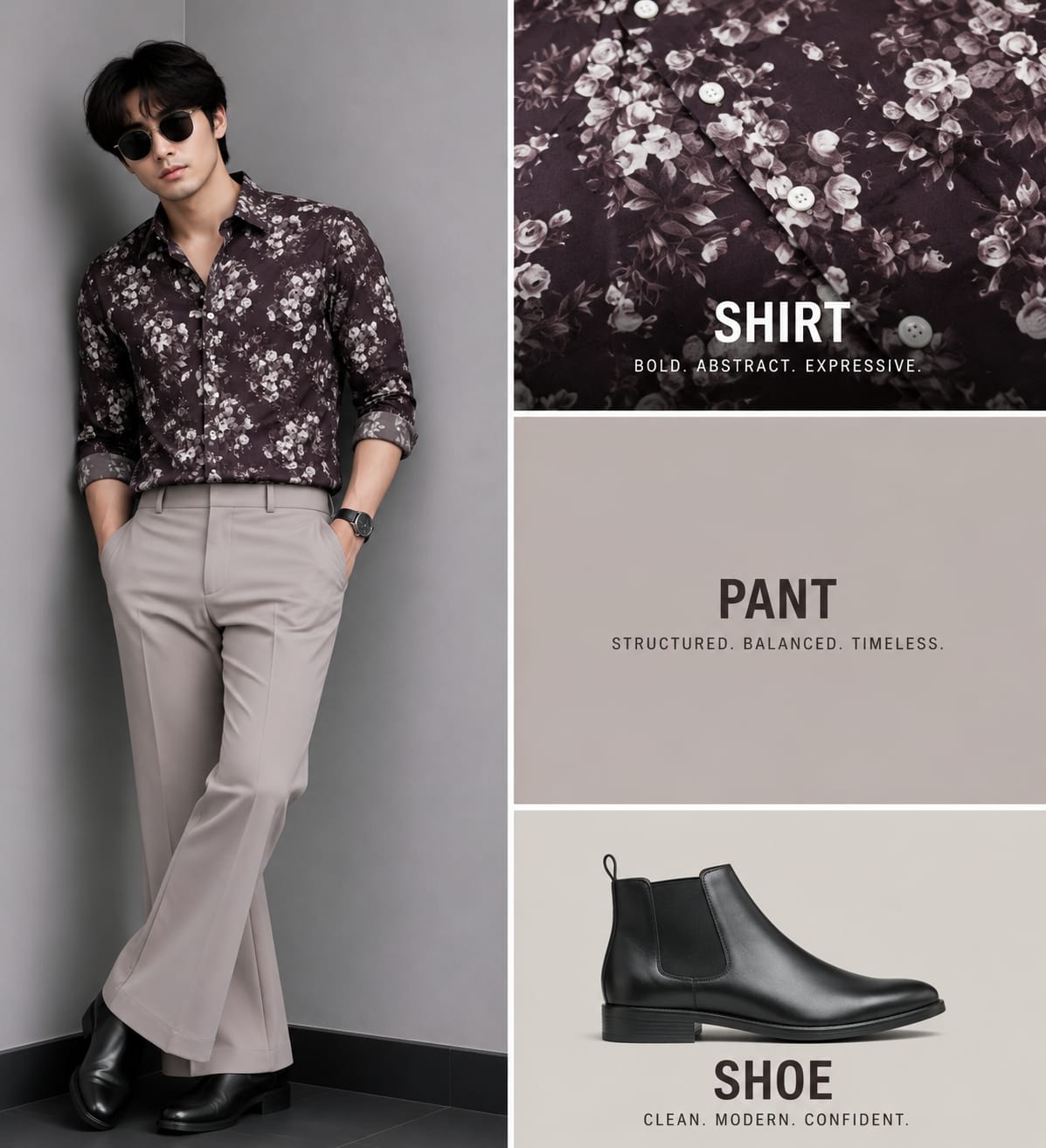 3 in 1 combo viscose shirts + boot but pant + shoe combo buy @999 only