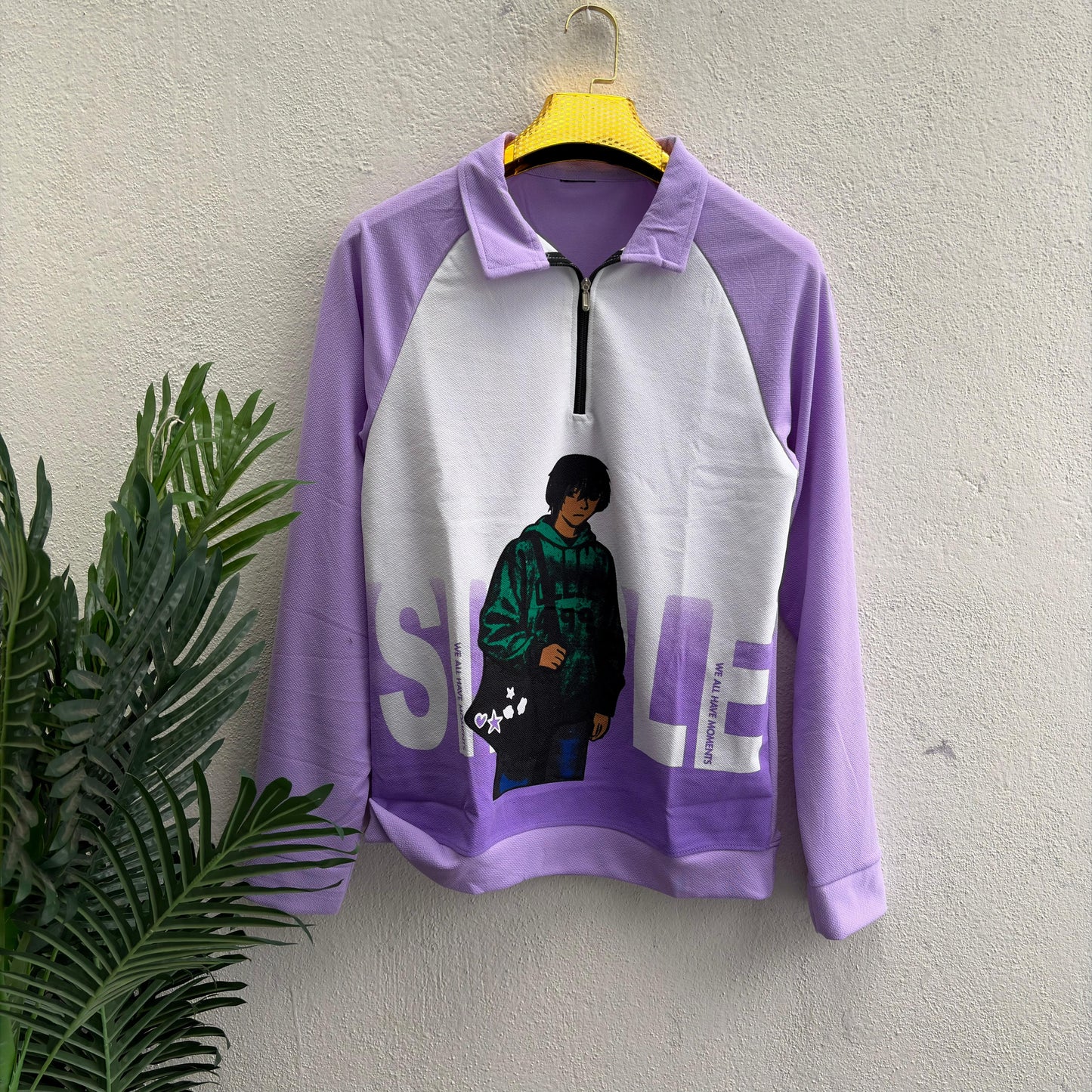 Men's  korean Collar premium old money Zipper Full sleeve tshirts@249