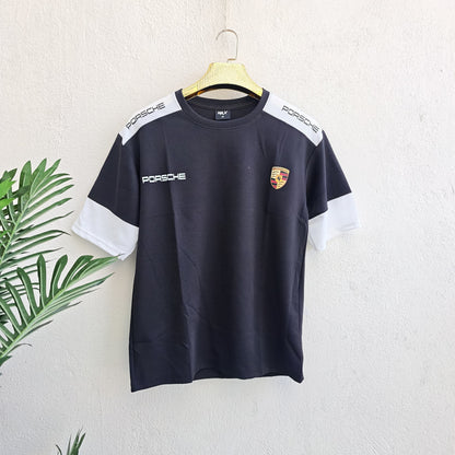 Men's round neck tshirts buy @150 rs only[Black]
