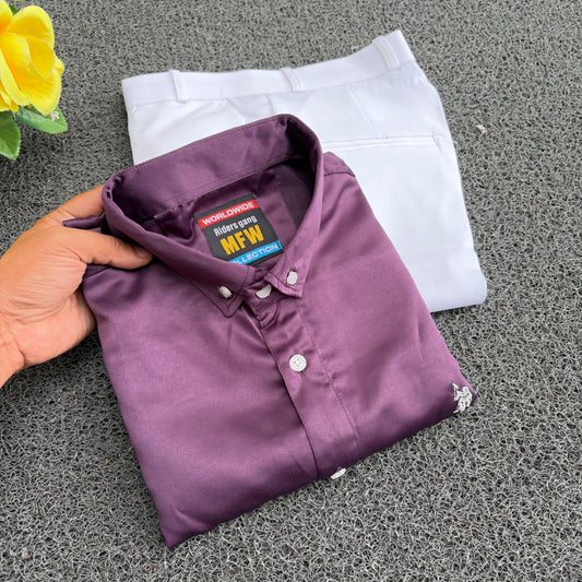 2 in 1 combo old money type party wear shirts + polo fit pants buy @550