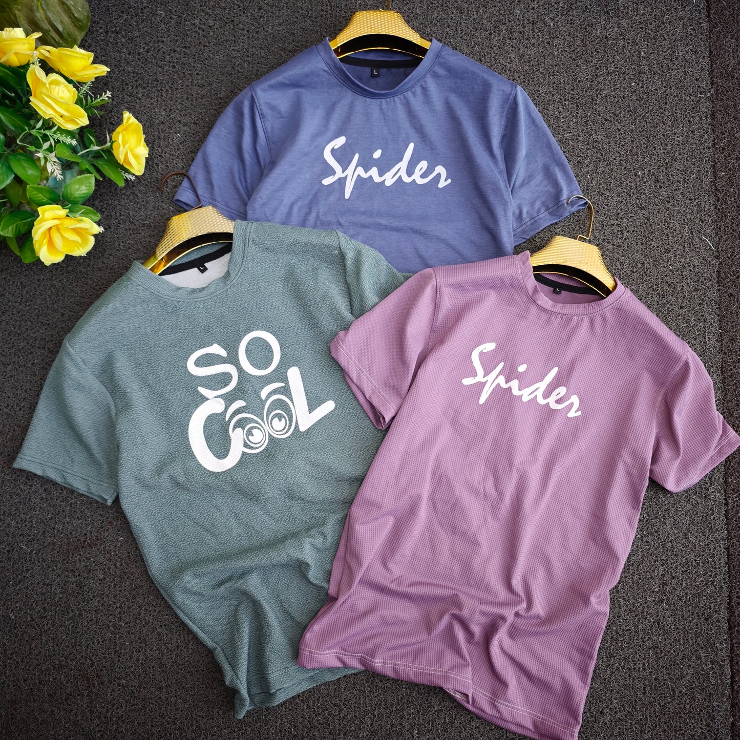5 in 1 combo buy 5 pcs Random design Half sleeve tshirt buy @500 only (Read Description before ordering)