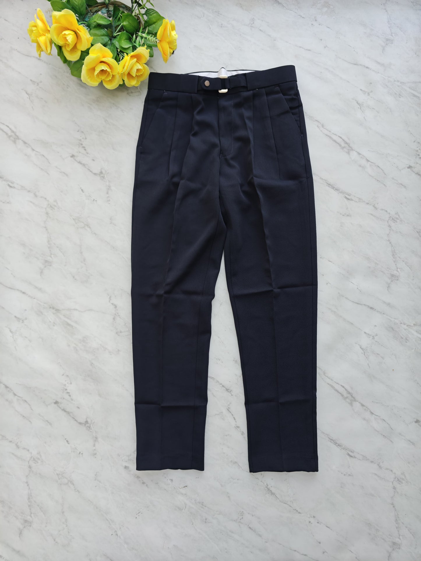 (GM 4 new) Premium quality Korean gurkha polo fit pants buy @450 rs only[Grey navy shade]