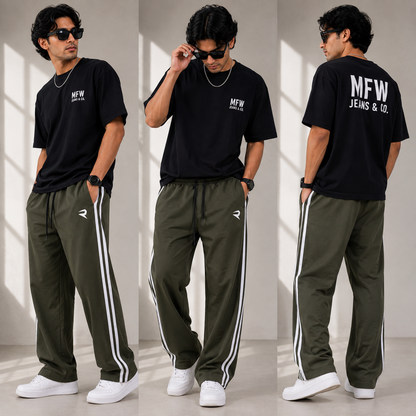 NS 3 Line baggy type track pants buy 3 pcs @499(Pls read description before ordering)
