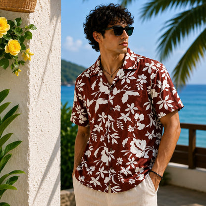 IMP viscose printed cuban collar shirts buy @250 rs only