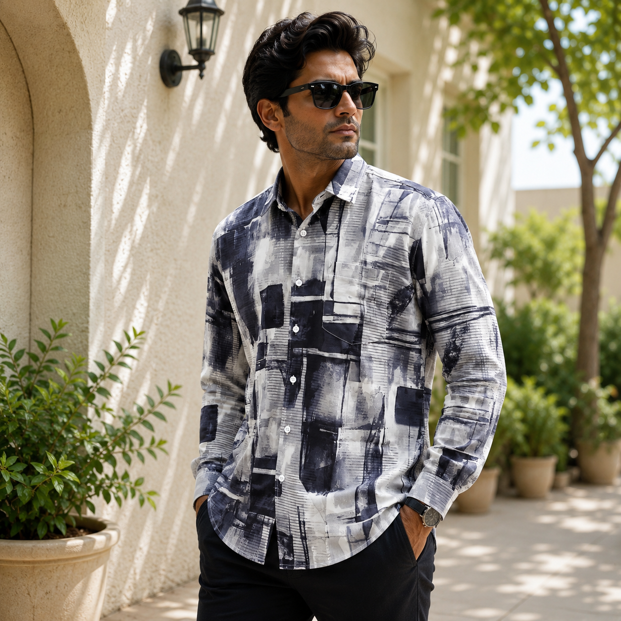 Men's Full sleeve viscose printed Shirts single pcs @350 and Buy 3 pc combo @999