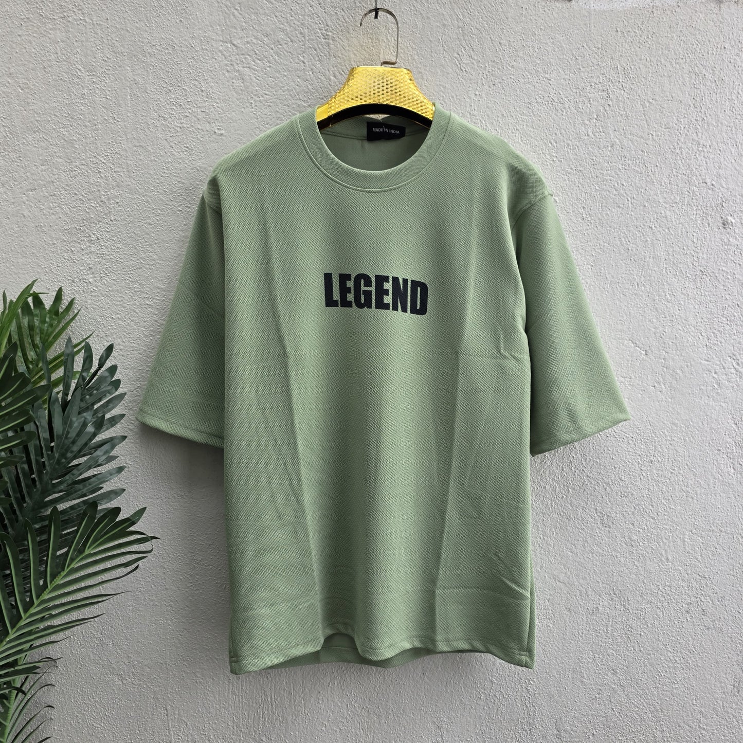 Legend design Round neck Front and back Printed droup shoulder Tshirt 1 pc @199 and 3 pcs @ 499