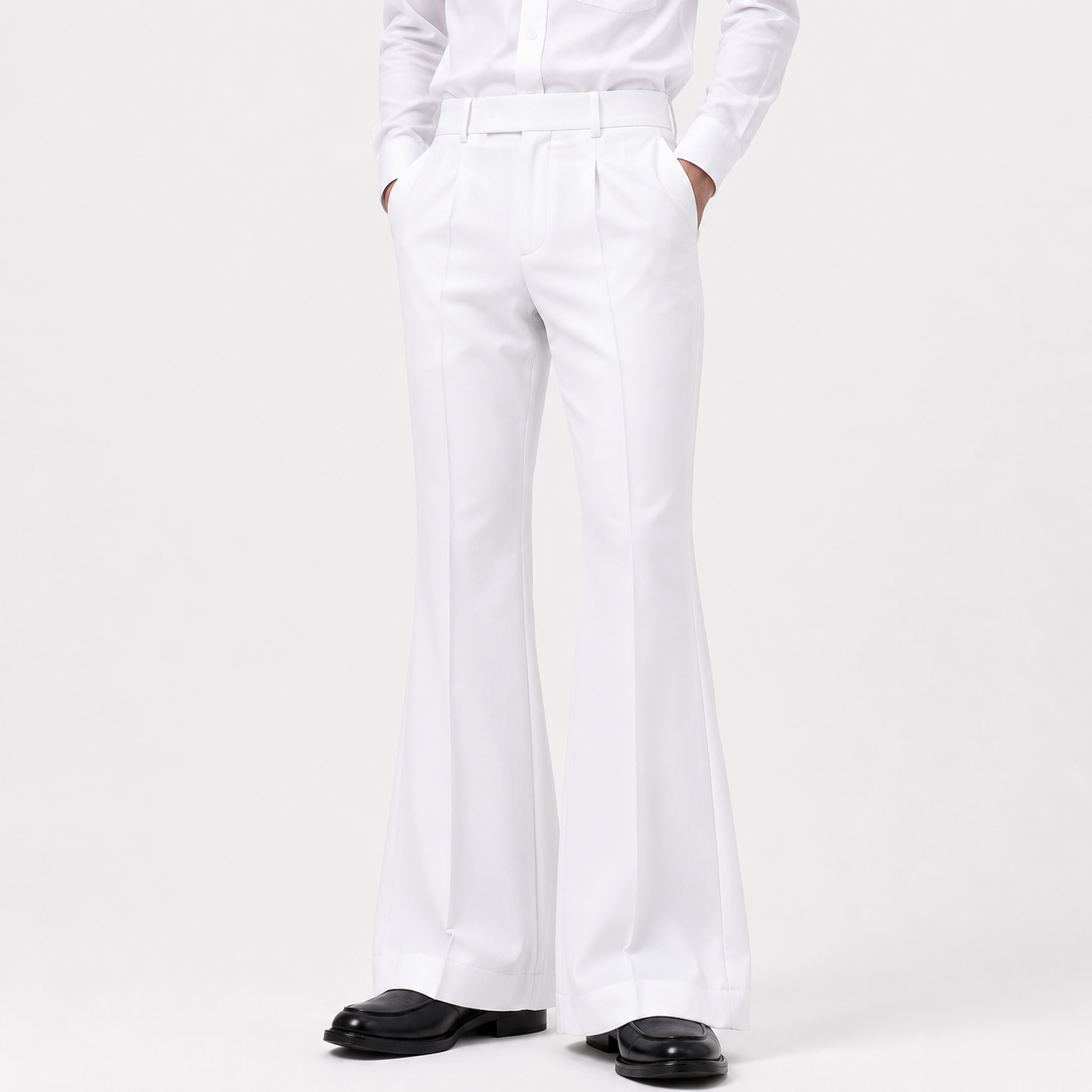 Mfw men's  boot cut pants buy 3 pant @ 1200(White)