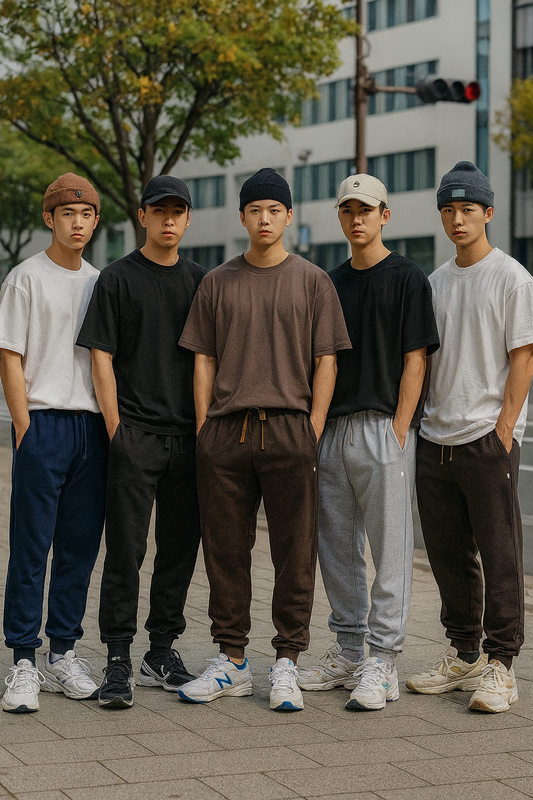 5 in 1 combo OE Cotton Budget Track Pant Combo – 5 Pcs Just ₹500 | Free Size (Fits 30–34 Hip) (5 random colours)