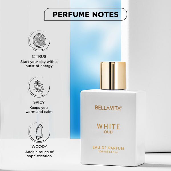Bellavita WHITE Oud Unisex Perfumes - 100ml