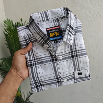 Mfw Oxford checked Shirts single pcs @299 and Buy 4 pcs combo @999