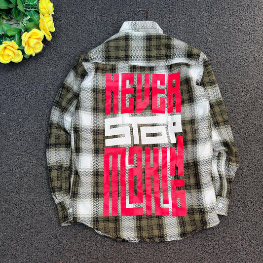 Men's Double pocket  baggy Back printed shirt single pcs @350 and Buy 3 pc combo @999