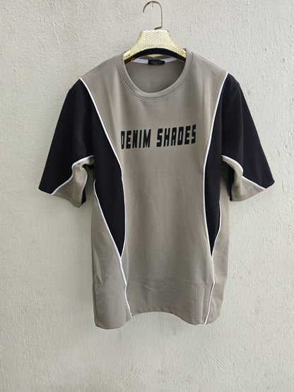 MFW piping design round neck drop shoulder tshirt buy@250rs only