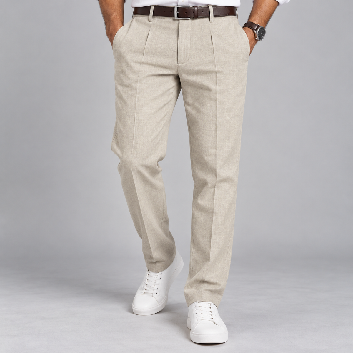 MFW Men's lenin textured polo fit pants  buy 3 pant @ 1200