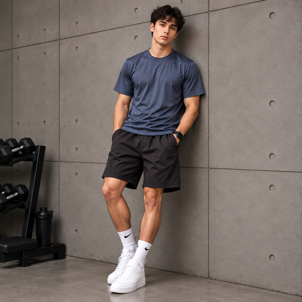 2 in 1 Combo Dry fit tshirt + Shorts buy @250 rs only