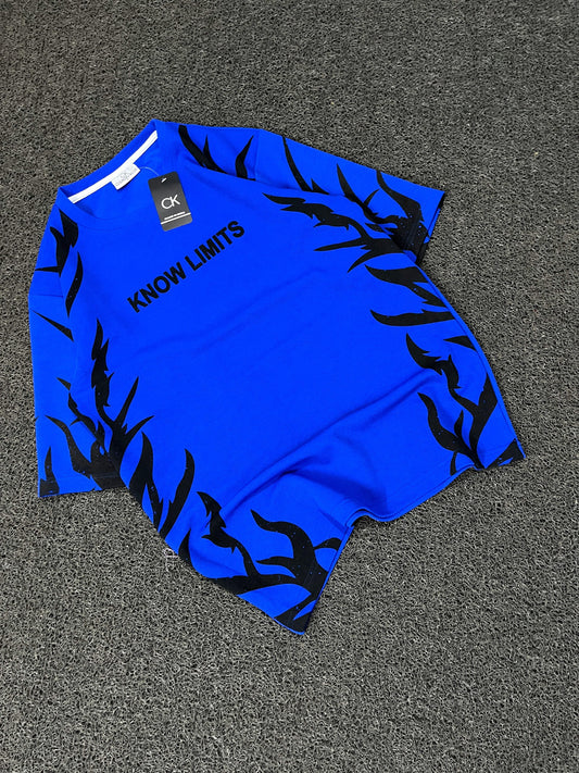 Round neck Front and back Printed droup shoulder Tshirt 1 pc @199 and 3 pcs @ 499