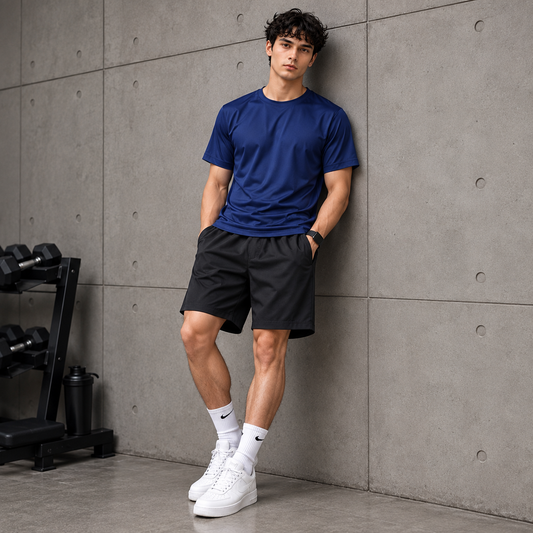 2 in 1 Combo Dry fit tshirt + Shorts buy @250 rs only