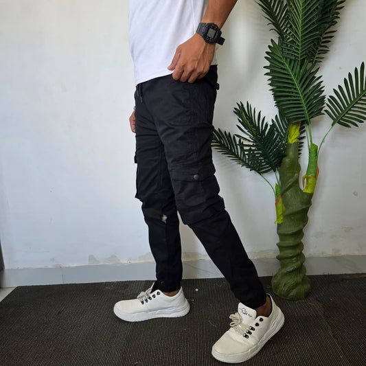6 pocket Cotton Cargo joggers @449