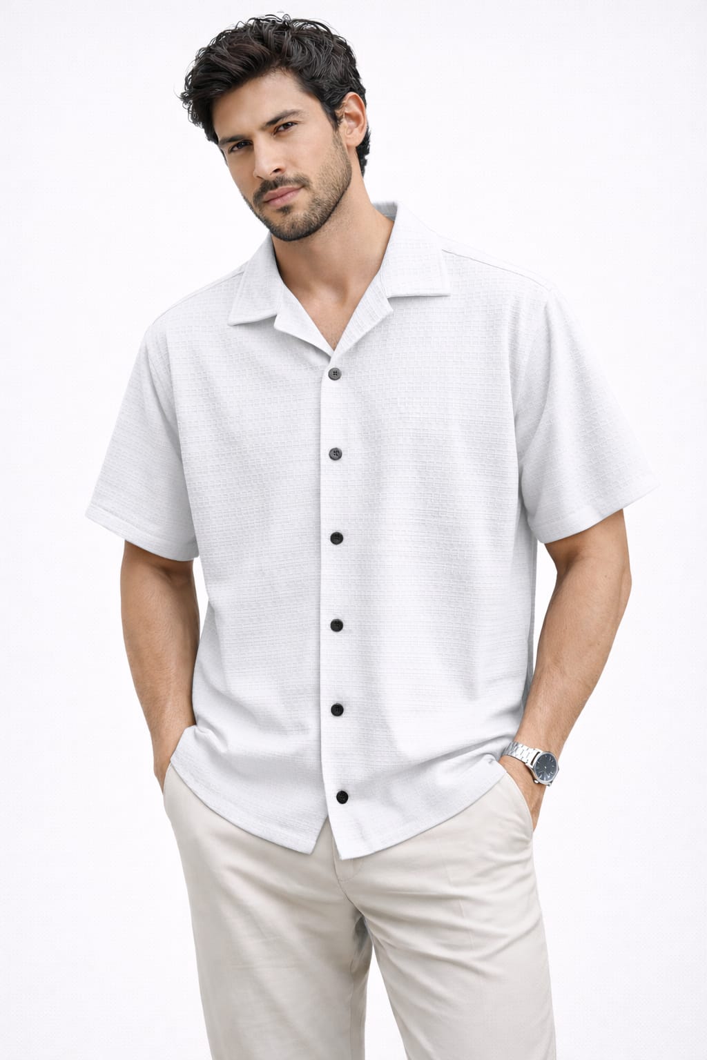 Mfw  Cuban collar Drop shoulder shirts 1 pc @199 and 3 pcs @ 499