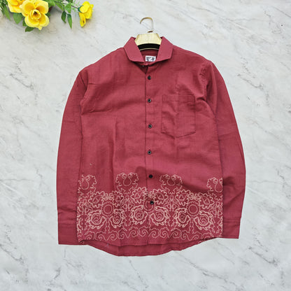 Men's bottom embroidery Shirts single pcs @350 and Buy 3 pc combo @999