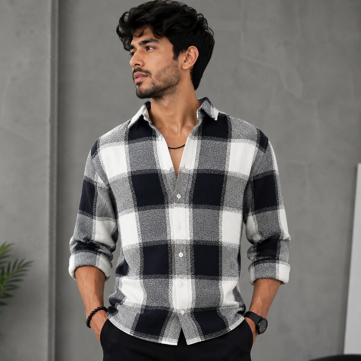 MFW grindal fabric checked shirts Single pcs @299 and Buy 4 pcs combo @999