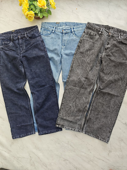 3 in 1 Combo men's Straight fit jeans jeans pants buy @999 only [Grey shade,Dark blue ,ice blue ]