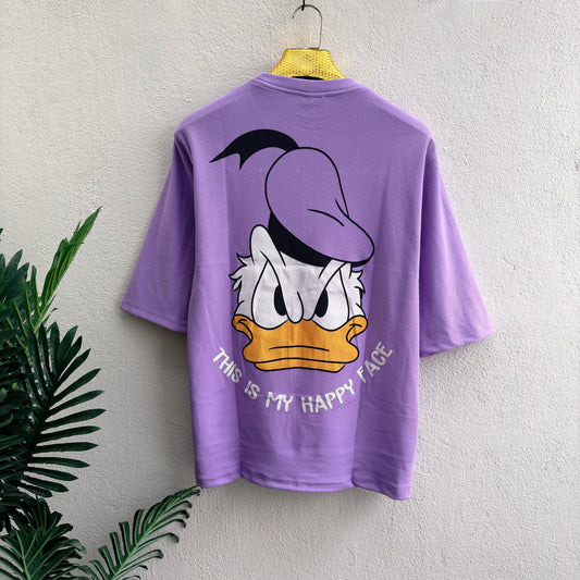 Round neck Front and back Printed droup shoulder Tshirt 1 pc @199 and 3 pcs @ 499