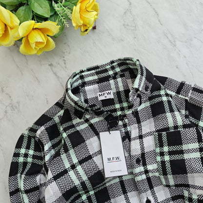 MFW Old money type korean weaving Full sleeve shirts Single pcs @299 and Buy 4 pcs combo @999(Green)