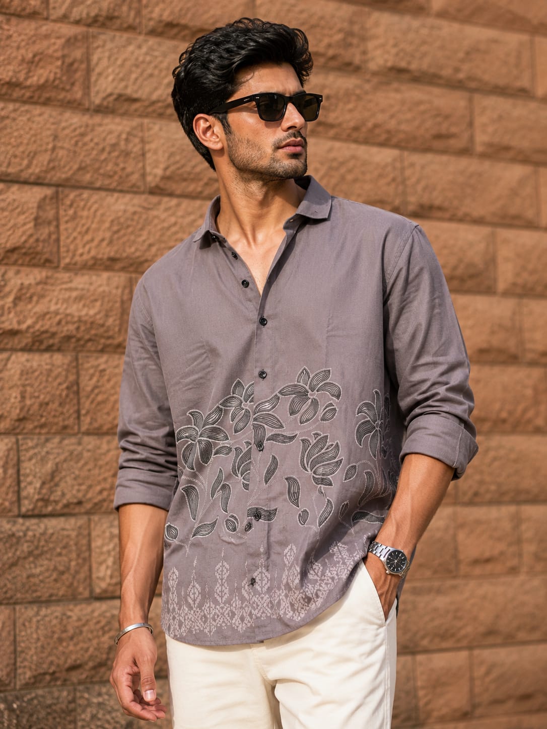 MFW Full sleeve bottom printed shirts Single pcs @299 and Buy 4 pcs combo @999(BP-New)