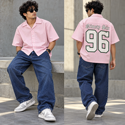 2 in 1 Combo Boxy baggy back printed shirts + Baggy jeans pant buy @600 rs