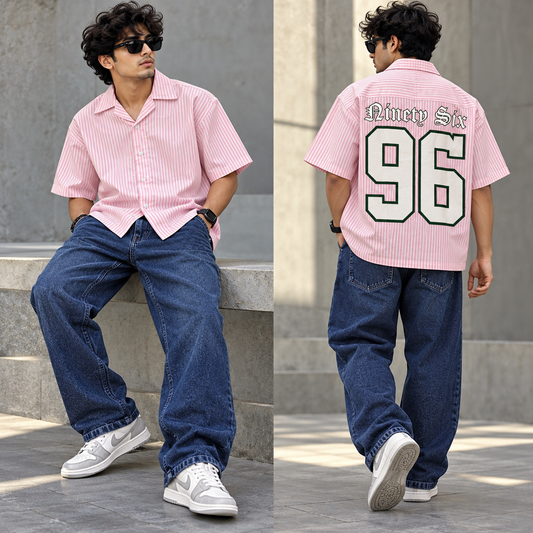 2 in 1 Combo Boxy baggy back printed shirts + Baggy jeans pant buy @600 rs