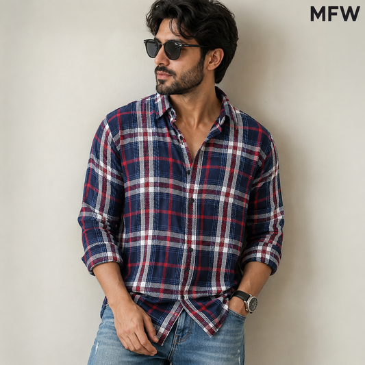 MFW Old money type korean weaving Full sleeve shirts Single pcs @299 and Buy 4 pcs combo @999