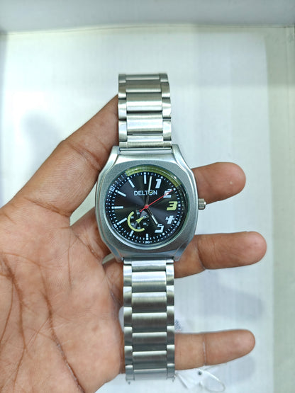 Mens most trendy Sliver strap watches @200