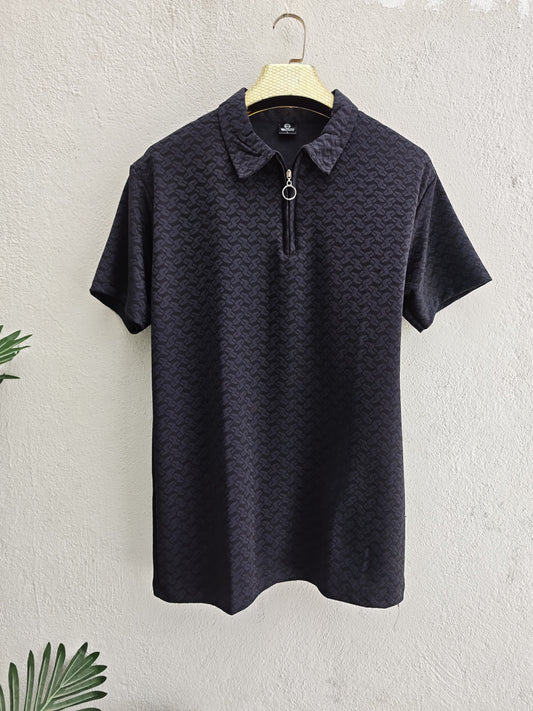Mfw Half sleeve zipper Tshirt 1 pc @199 and 3 pcs @ 499