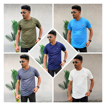 5 in 1 combo Buy 5 pcs Dry fit tshirts combo @499 only