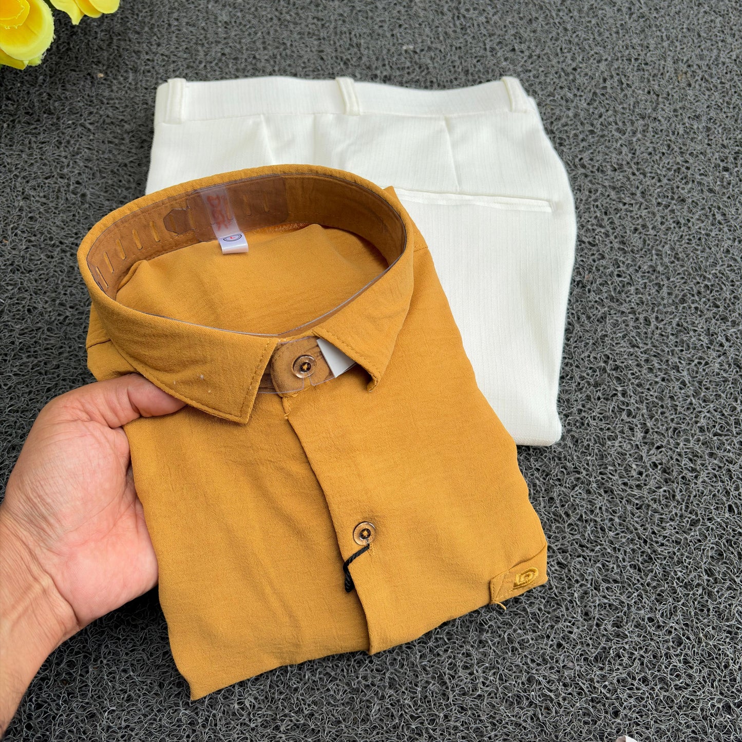 2 in 1 combo Lenin shirts + Lenin polo fit pant combo buy @499