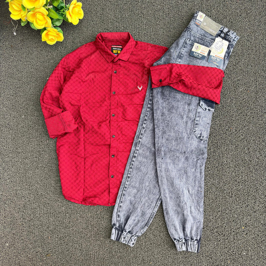 2 in 1 Combo MFW Popcorn Shirts +MFW 6 Pocket Joggers combo buy @600 only