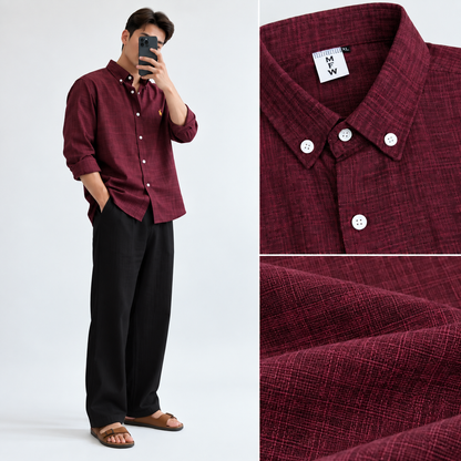 2 in 1 Combo MFW old money type korean lenin shirts + Lenin relax fit pant buy @600 rs only
