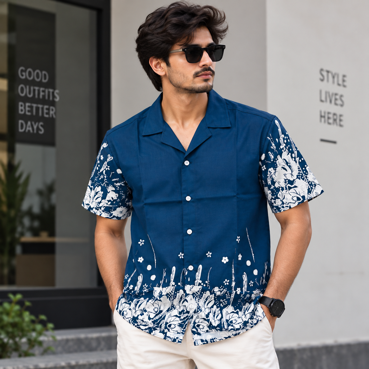 MFW Cuban collar printed shirts Buy @250 rs only