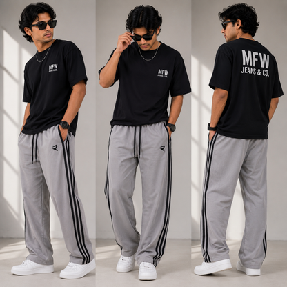 NS 3 Line baggy type track pants buy 3 pcs @499(Pls read description before ordering)