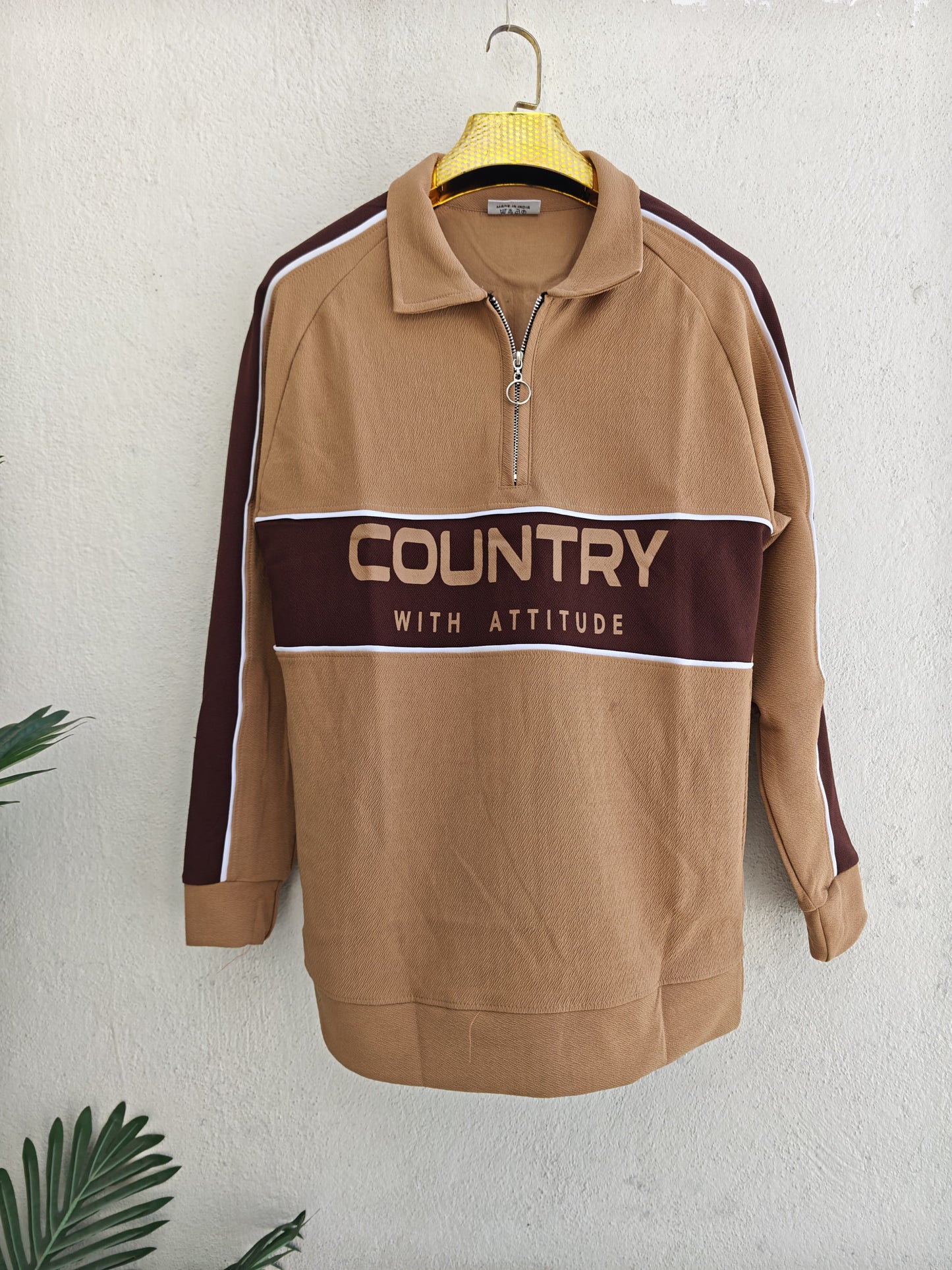 Men's korean Collar premium old money Zipper Full sleeve tshirts@249 (Fabric Reference – Please Read Description)