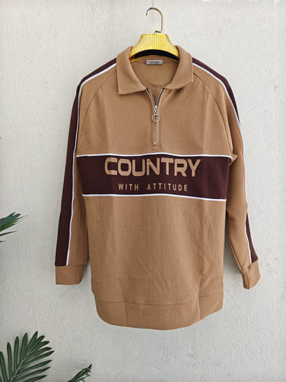 Men's korean Collar premium old money Zipper Full sleeve tshirts@249 (Fabric Reference – Please Read Description)